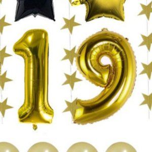 PARTY!!! balloon set 19 & 20th birthday
